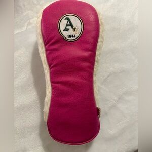 Ame furry pink golf headcover.  Never used